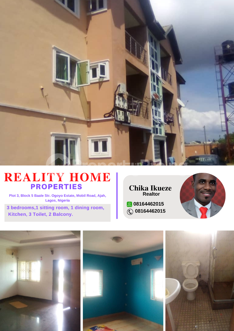 3 bedroom Flat / Apartment for rent Ilaje Ajah Lagos - 0