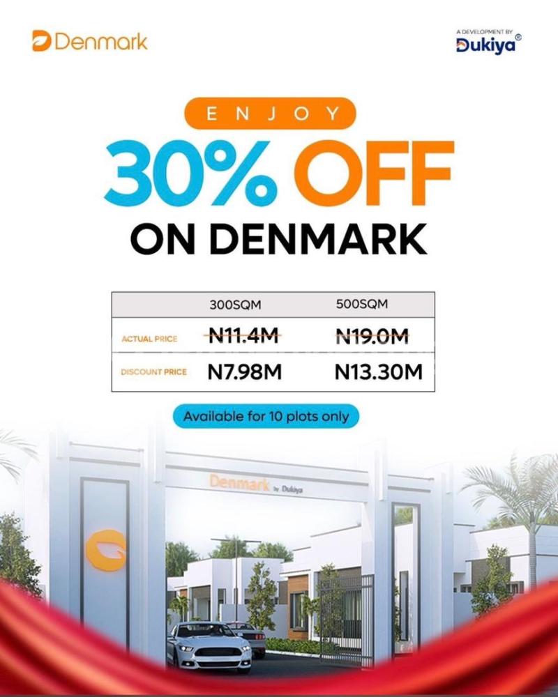 Land for sale Denmark Estate Oluyole Oyo