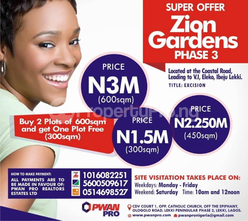 Land for sale Eleko, Ibeju Lekki, Lagos State Eleko Ibeju-Lekki Lagos