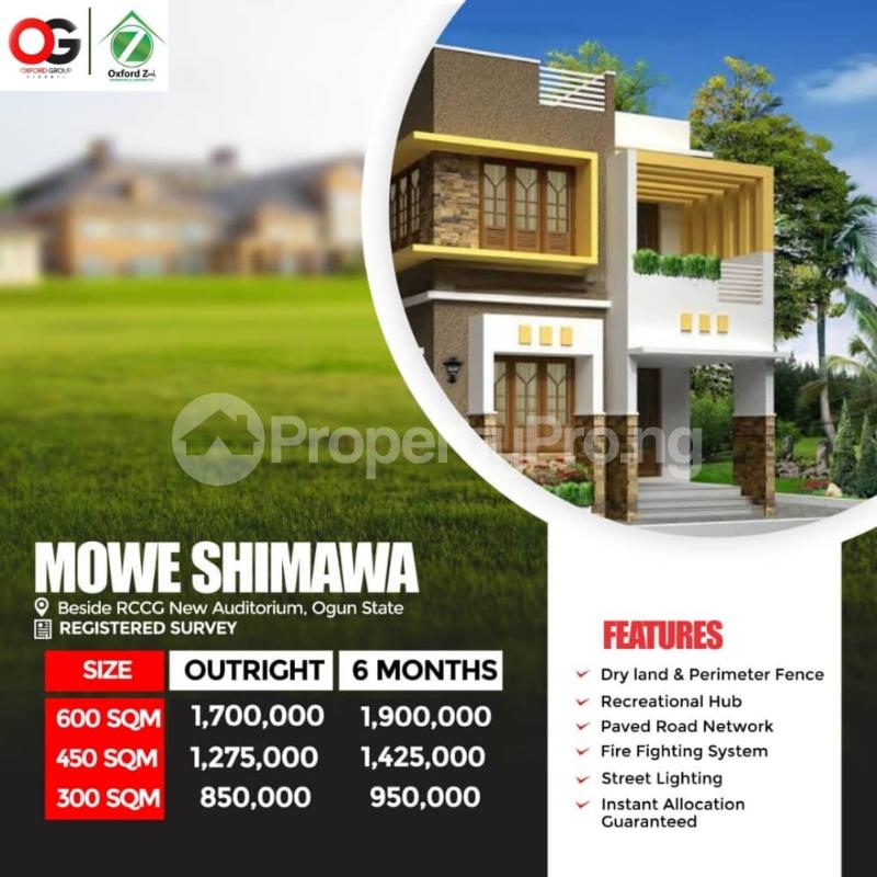 Land for sale Z Mowe Obafemi Owode Ogun