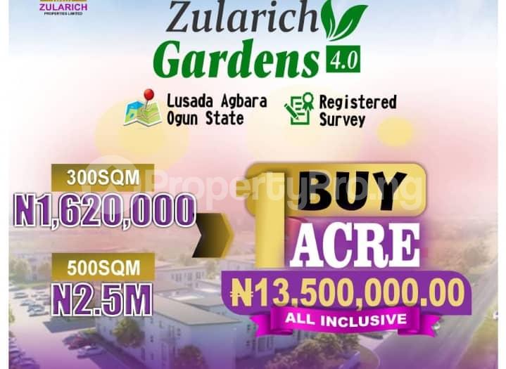 Land for sale Lusada Agbara-Igbesa Ogun - 0