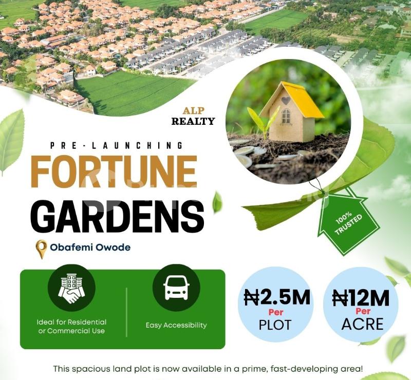 Land for sale Interchange, Lagos Ibadan Expressway Obafemi Owode Ogun