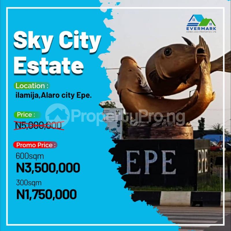 Land for sale Ilamija, Alaro City Epe Lagos