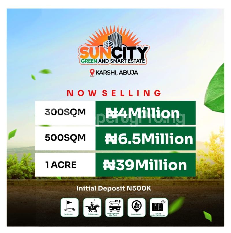 Land for sale Sun City Green And Smart Estate Abuja Karshi Abuja