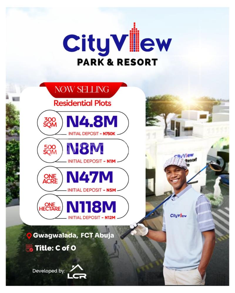 Land for sale City View Park And Resort Gwagwalada Abuja