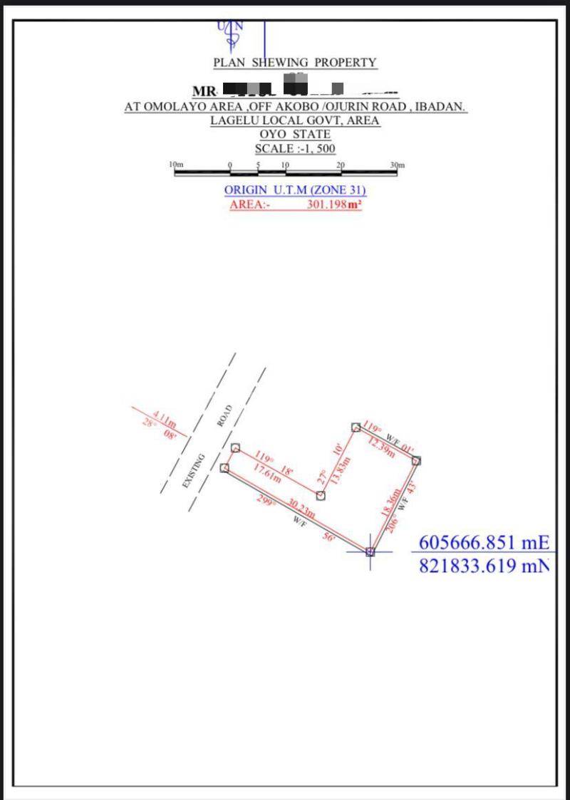 Land for sale Akobo Ibadan Oyo