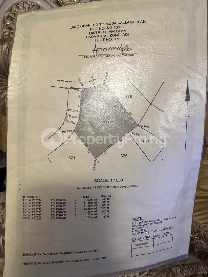 Land for sale Maitama Abuja
