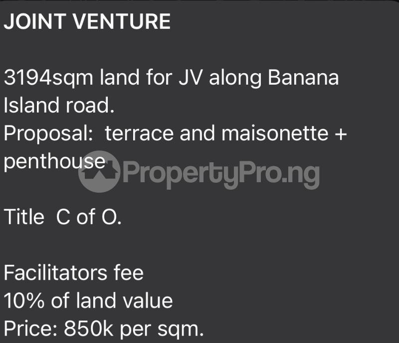 Land for sale Along Banana Island Road Banana Island Ikoyi Lagos - 0