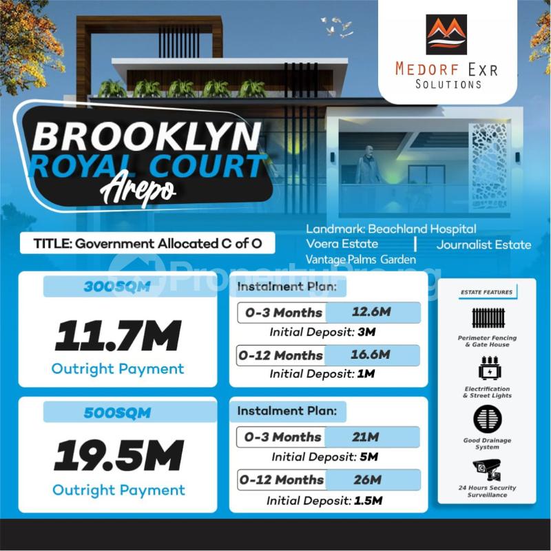 Land in Arepo Ogun Land for sale in arepo Land in arepo