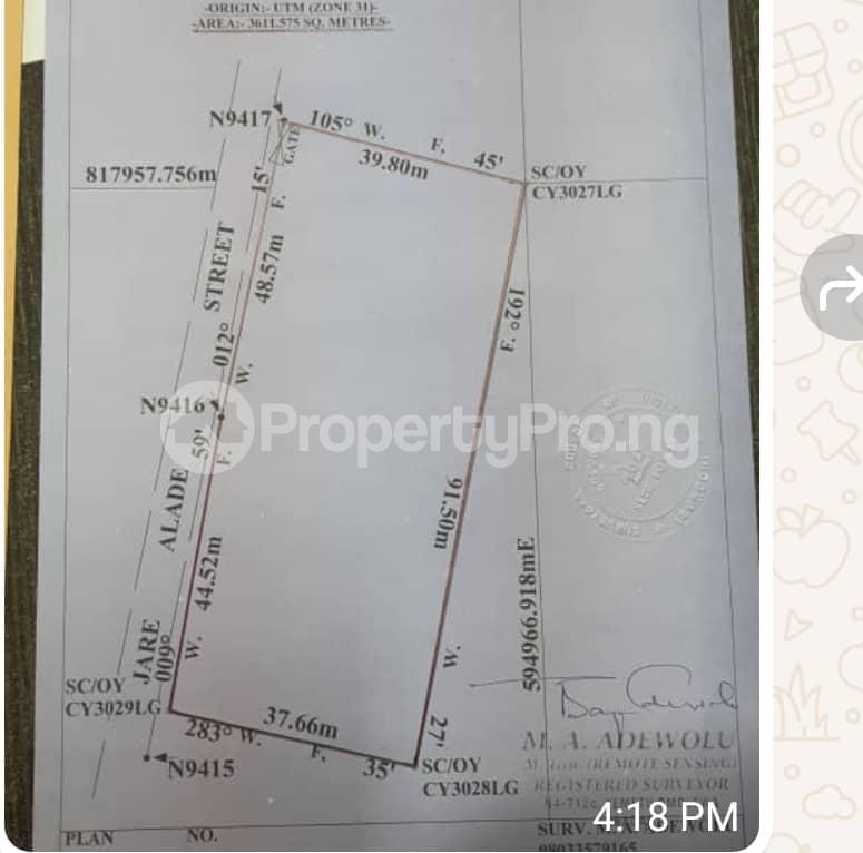 Land for sale Jare Alade, Idishin Jericho Ibadan Oyo