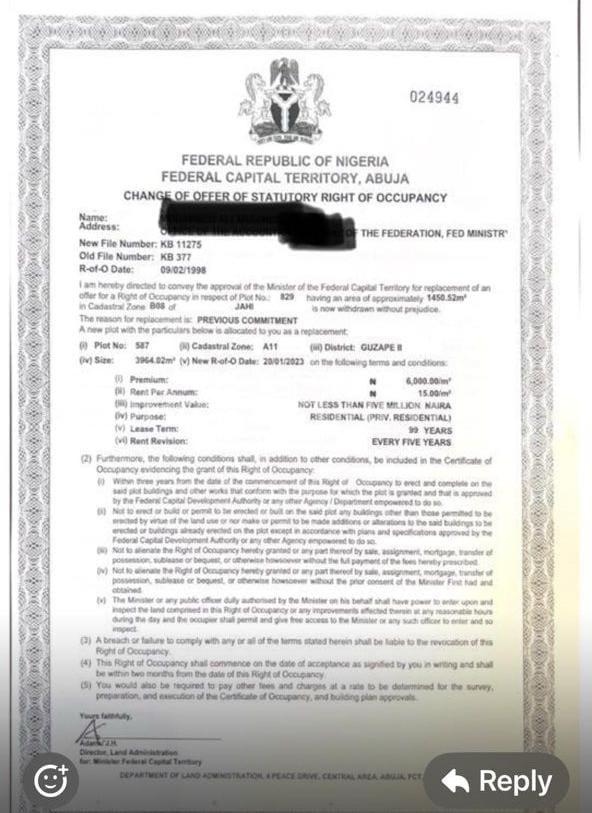 Land for sale Guzape 2 Abuja Guzape Abuja