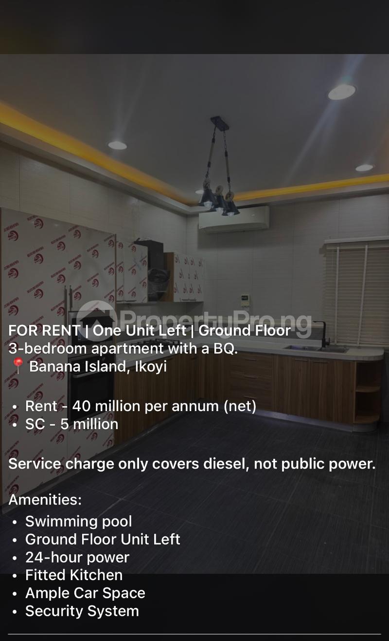 3 bedroom House for rent Banana Island Ikoyi Lagos