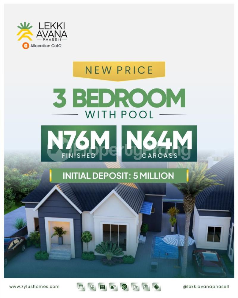 3 bedroom House for sale Eleranigbe Ibeju-Lekki Lagos - 0