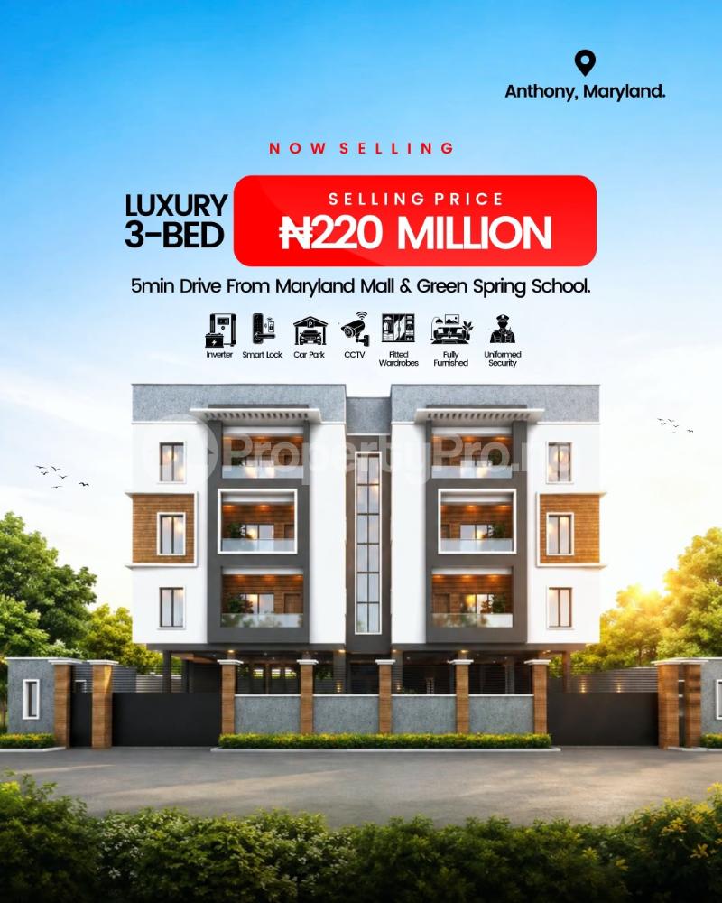 3 bedroom Flat / Apartment for sale Maryland Maryland Ikeja Lagos