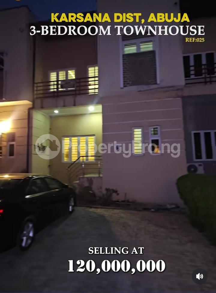 3 bedroom House for sale Karsana, Gwarinpa, Abuja Karsana Abuja
