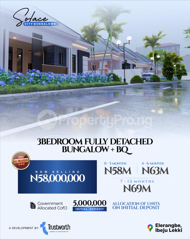 3 bedroom House for sale Ibeju Lekki | Trusthworth | Lekki Express Way Eleranigbe Ibeju-Lekki Lagos