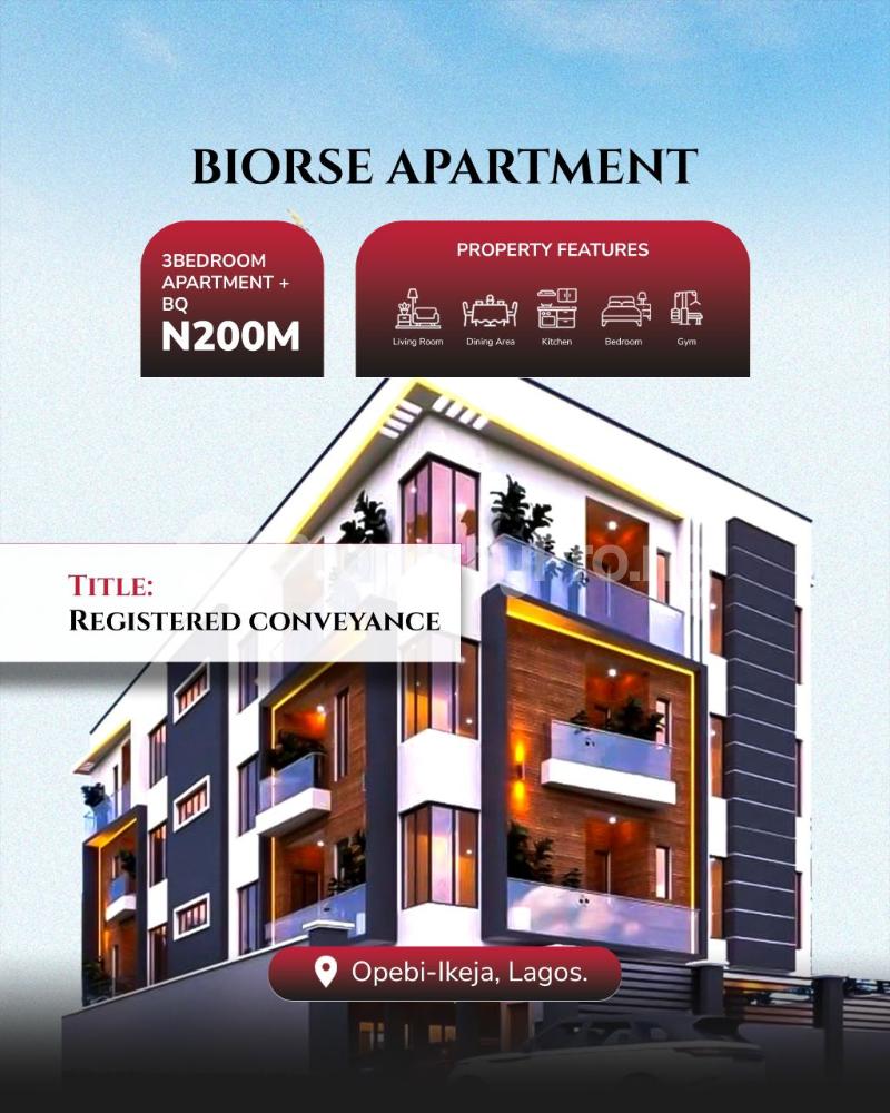 3 bedroom Flat / Apartment for sale Opebi Ikeja Lagos
