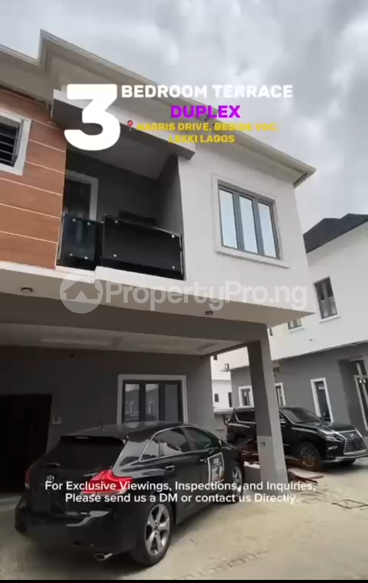 3 bedroom House for rent Harris Drive VGC Lekki Lagos