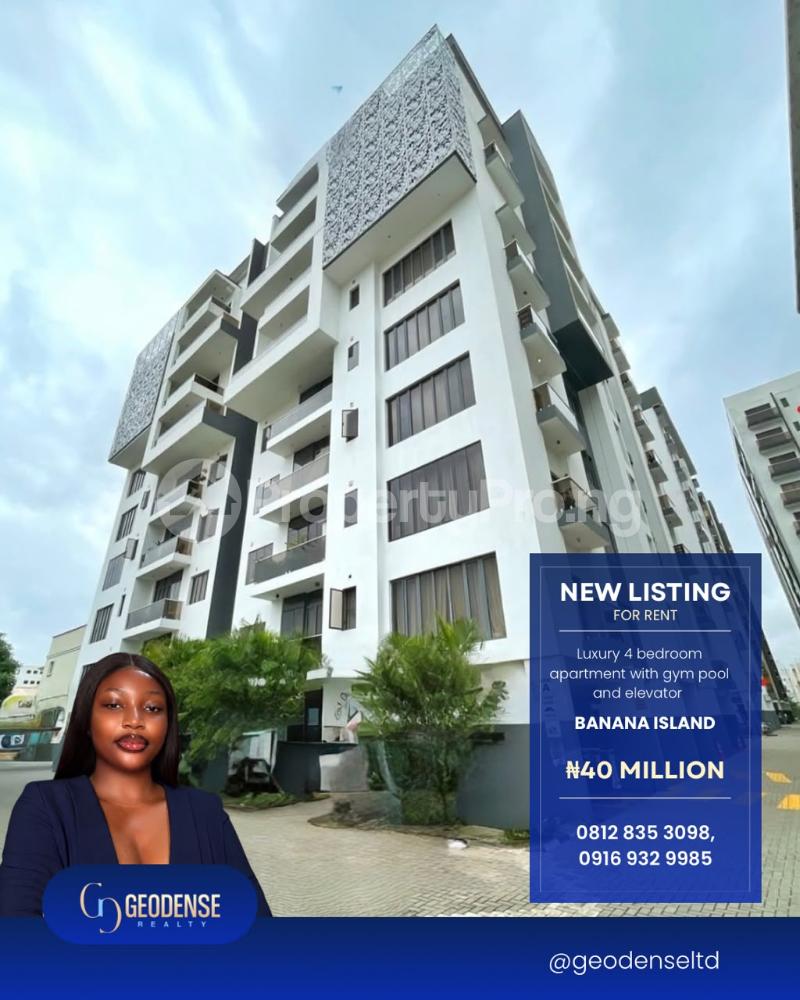 4 bedroom Flat / Apartment for rent Banana Island Ikoyi Lagos