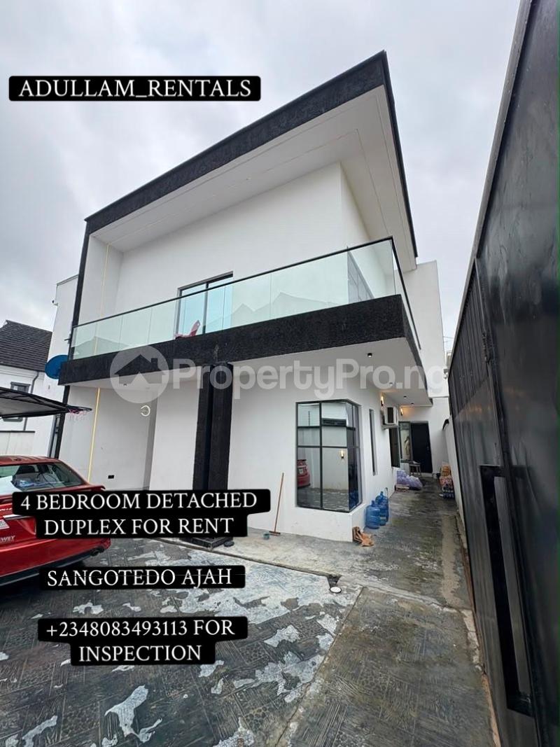 4 bedroom House for rent Sangotedo Ajah Lagos