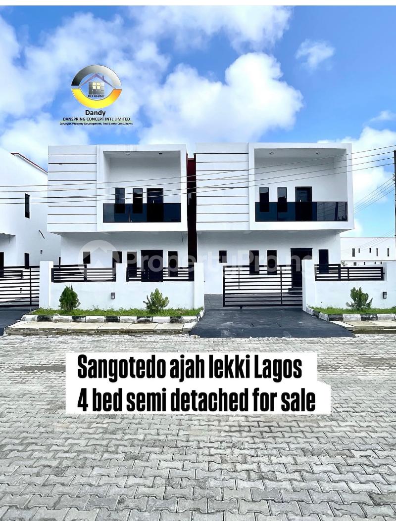 4 bedroom House for sale Sangotedo Ajah Lagos