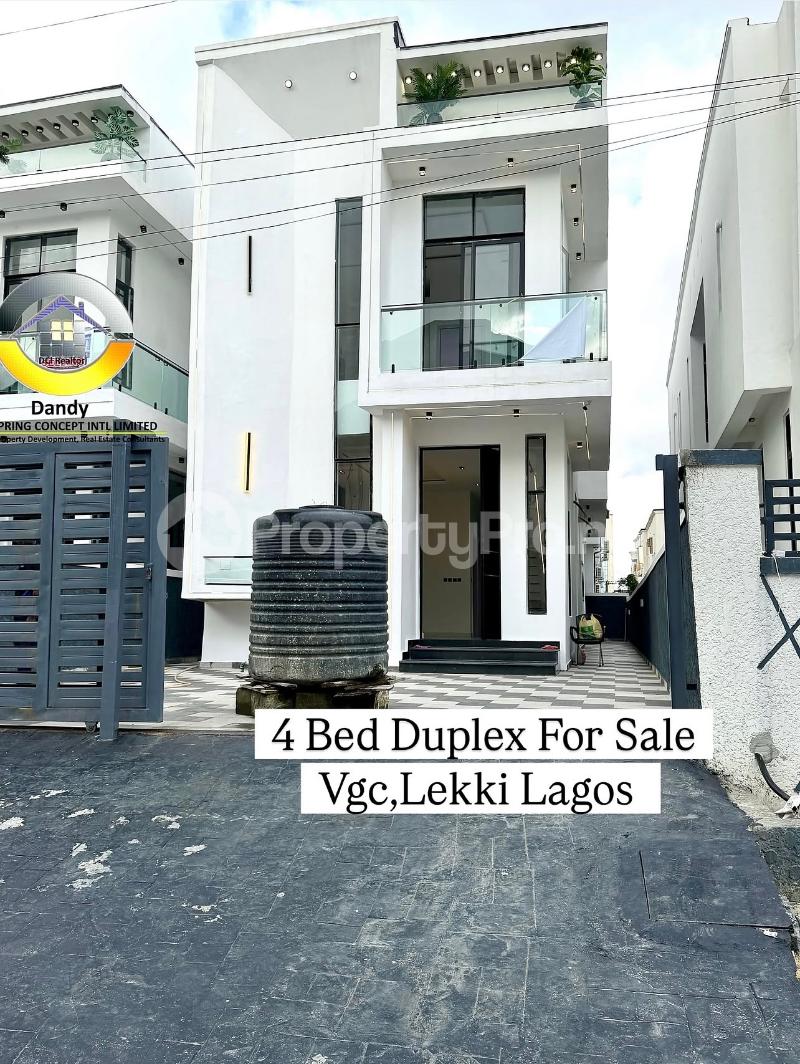 4 bedroom House for sale VGC Lekki Lagos