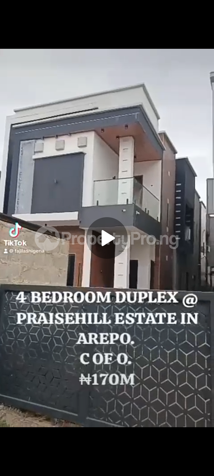 4 bedroom House for sale Praise Hill Estate Arepo Ogun State Arepo Arepo Ogun