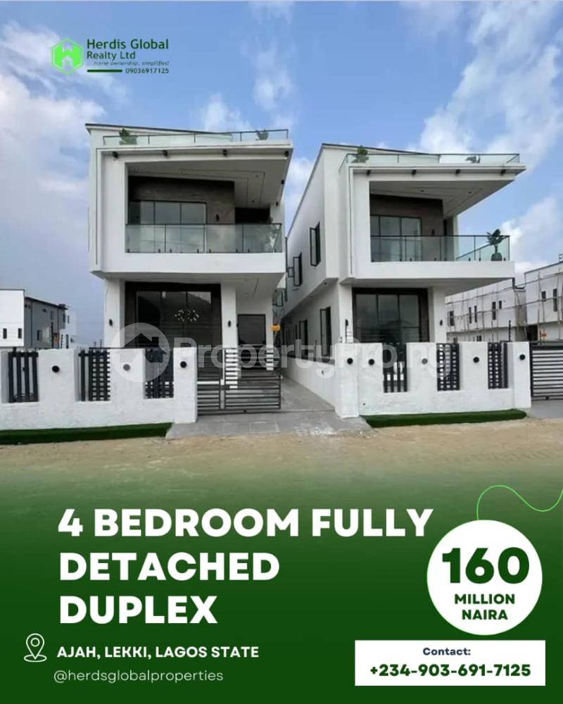 4 bedroom House for sale Ado Road Ado Ajah Lagos
