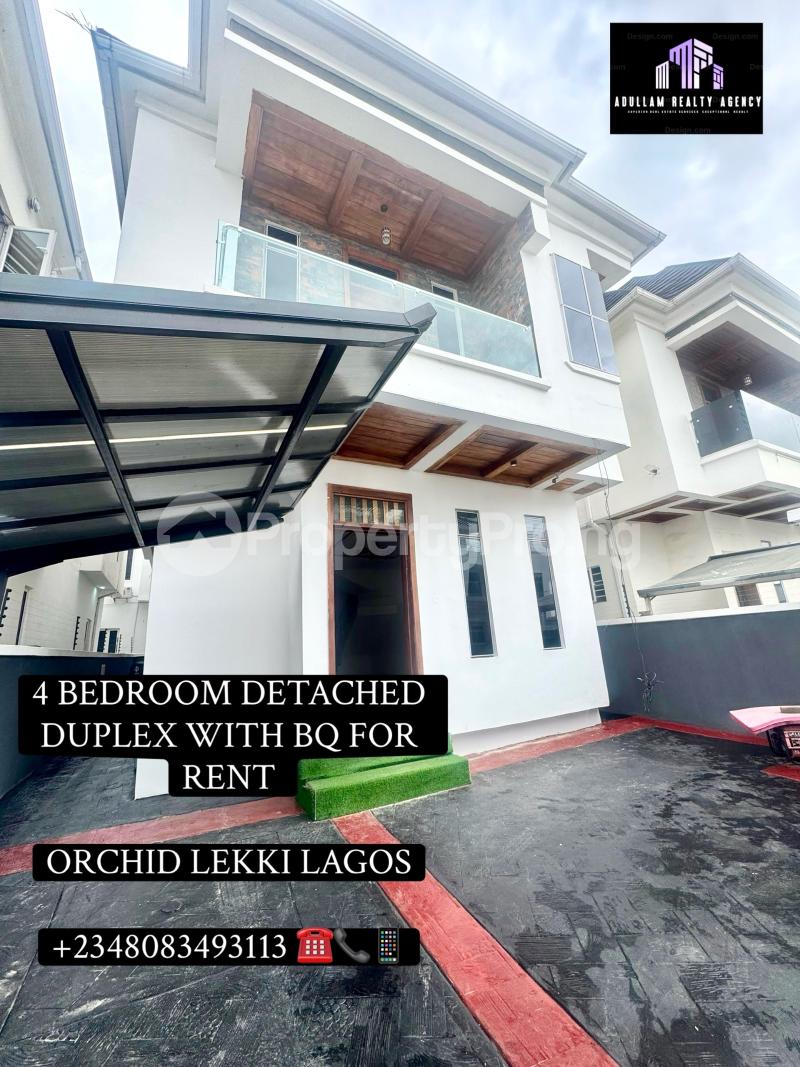 4 bedroom House for rent Orchid Lekki Lagos