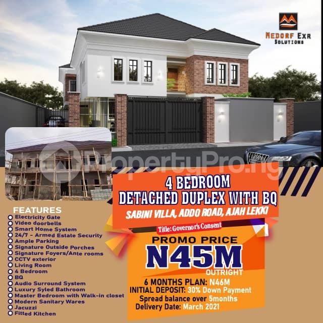 4 bedroom House for sale   Ado Ajah Lagos