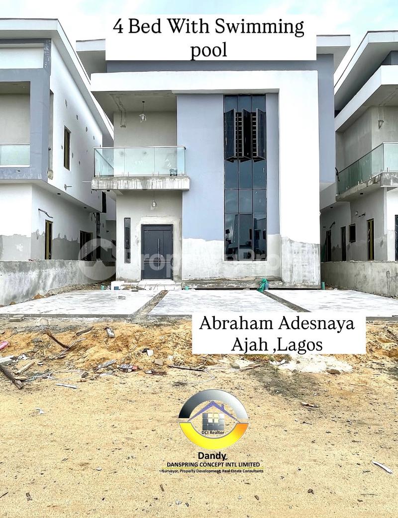 4 bedroom House for sale Abraham adesanya estate Ajah Lagos