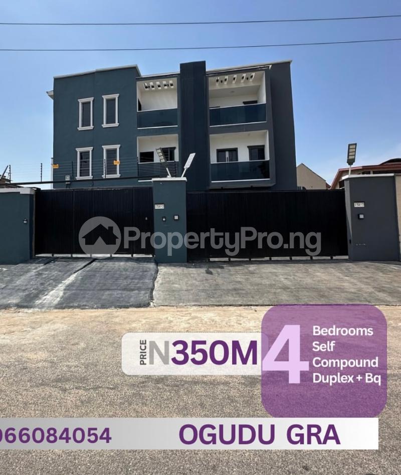 4 bedroom House for sale  Ogudu GRA Ogudu Lagos