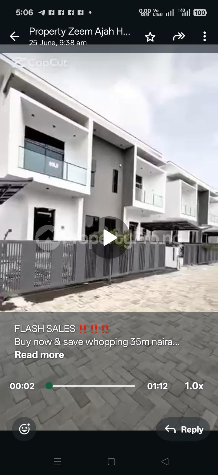 4 bedroom House for sale Royal Pine Estate Orchid Lekki Lagos