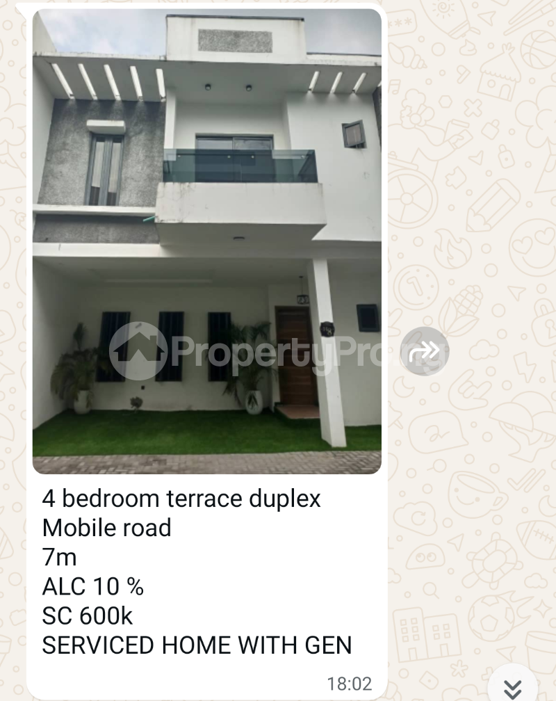 4 bedroom House for rent Ajah Mobil Road Ajah Lagos