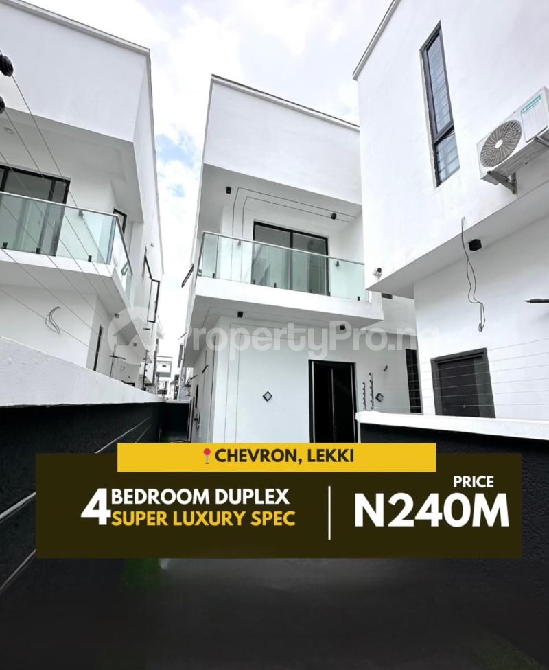 4 bedroom House for sale  Chevron Lekki Lagos