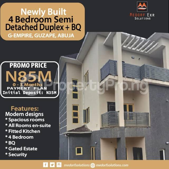 4 bedroom House for sale Very Close To Asokoro, Guzape Abuja