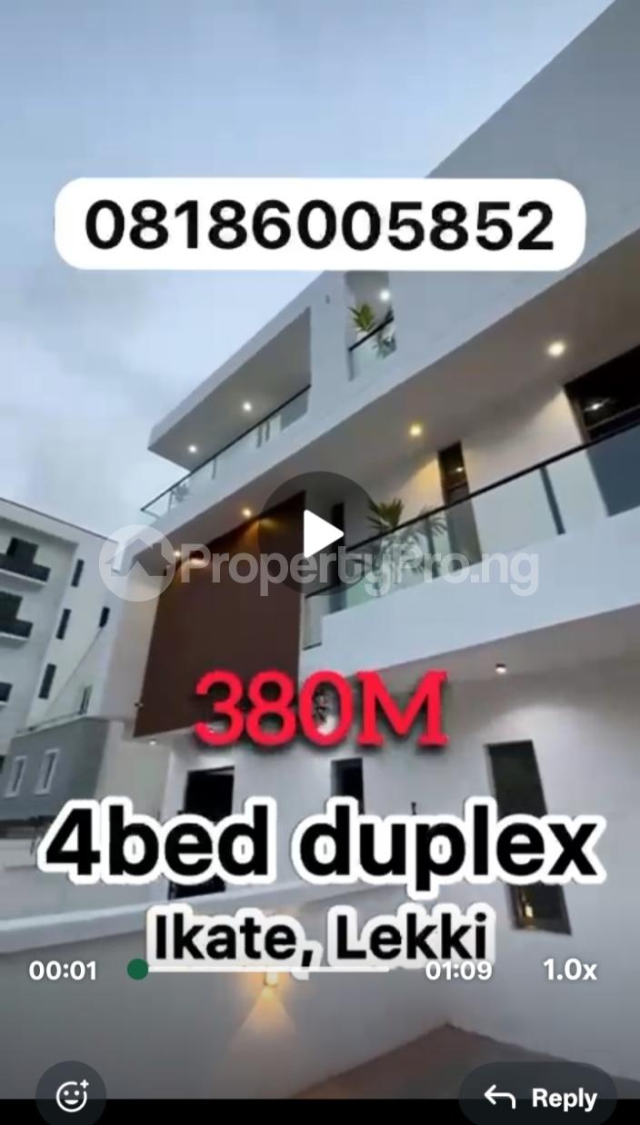 4 bedroom House for sale In An Estate Ikate Lekki Lagos