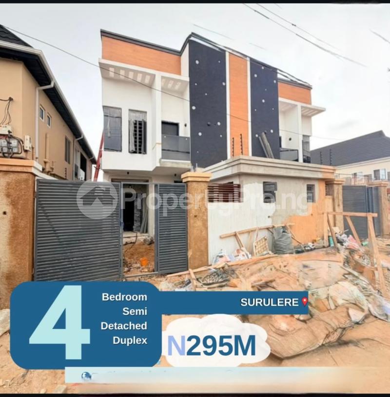 4 bedroom House for sale  Adeniran Ogunsanya Surulere Lagos