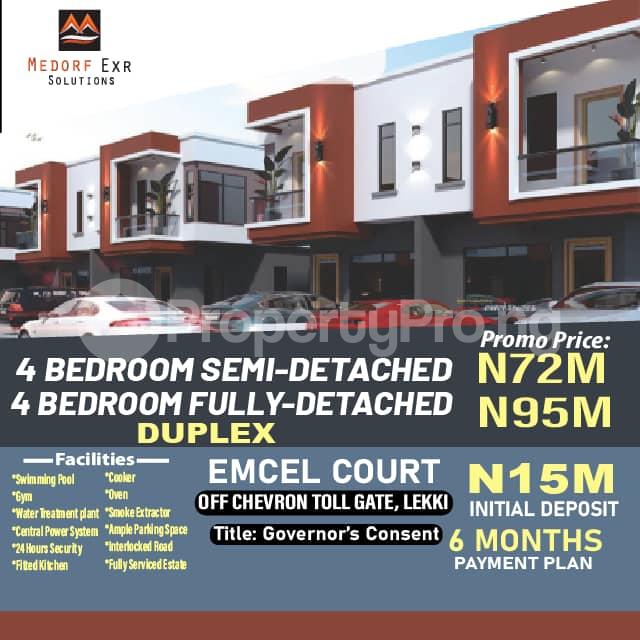 4 bedroom House for sale Chevron By Orchid Road chevron Lekki Lagos