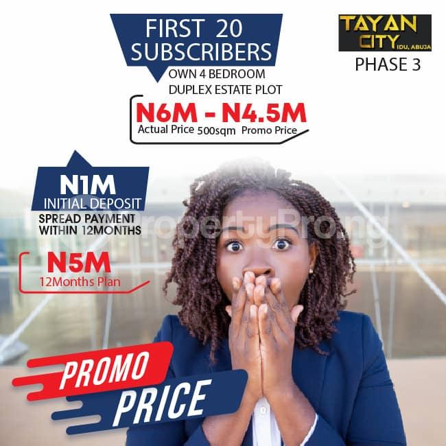 House for sale Tayan City Idu Industrial(Institution and Research) Phase 3 Abuja