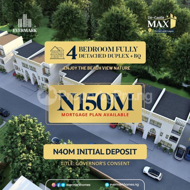 4 bedroom House for sale Orchid Road,lafiaji, Directly Opposite Cooplag Gardens Estate/de Castle Max Lekki Lagos