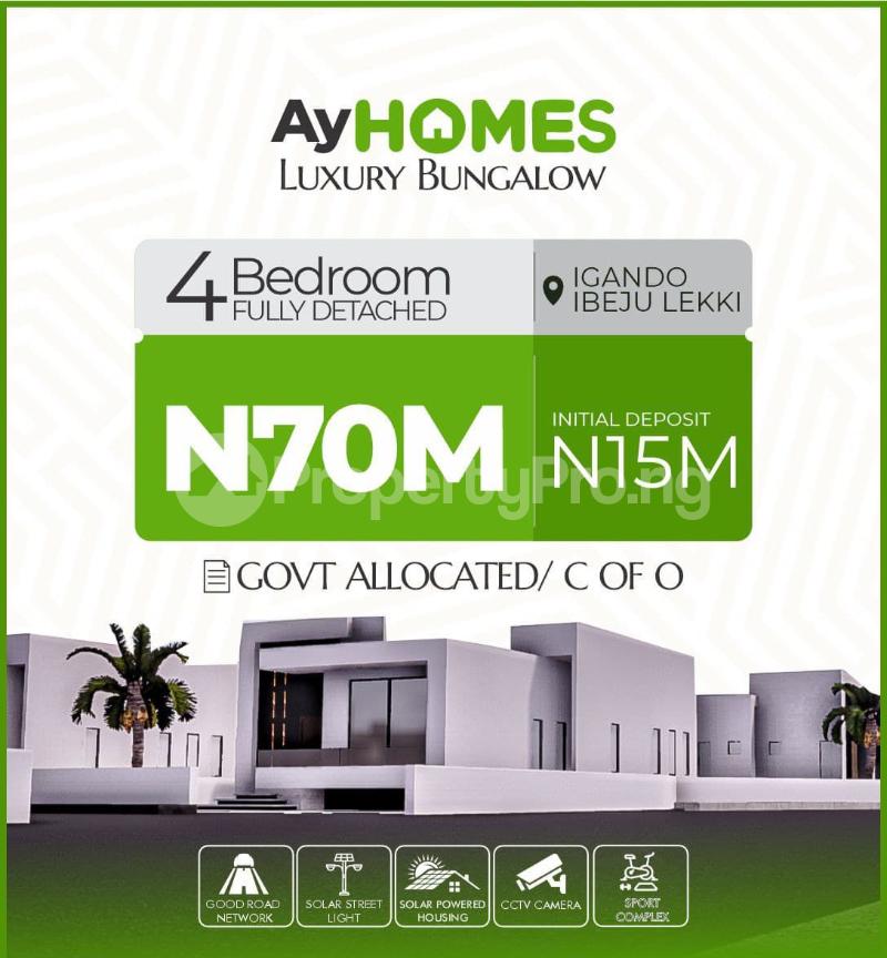 4 bedroom House for sale Igando Ibeju-Lekki Lagos