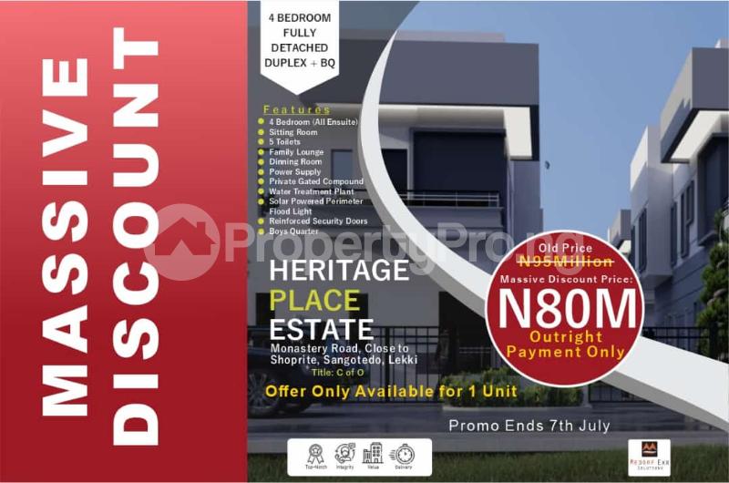 House in Monastery road Sangotedo Lagos House for sale in sangotedo House in sangotedo