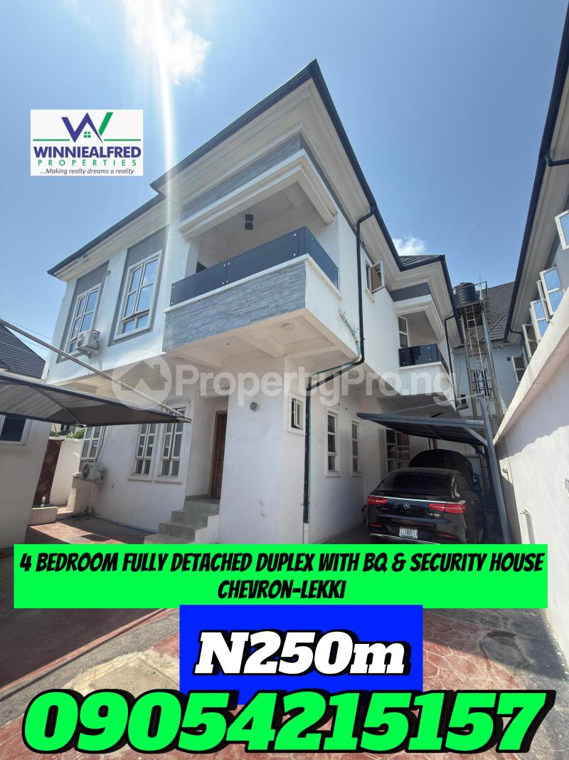 4 bedroom House for sale Chevron Lekki Lagos