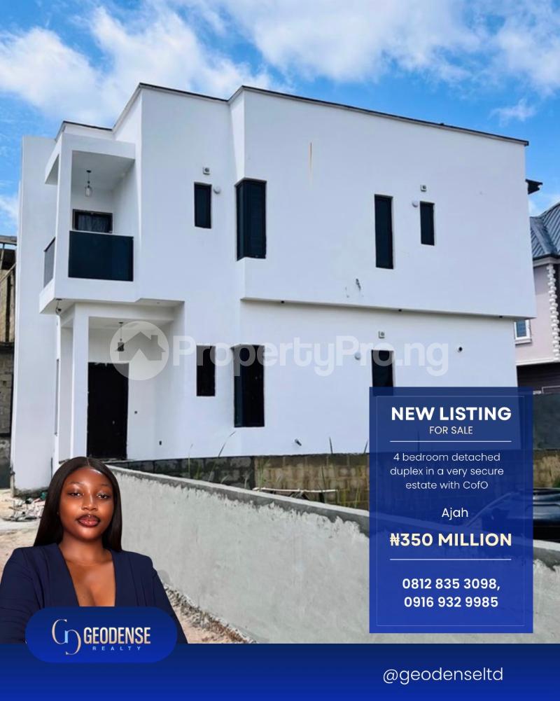 4 bedroom House for sale Sangotedo Ajah Lagos