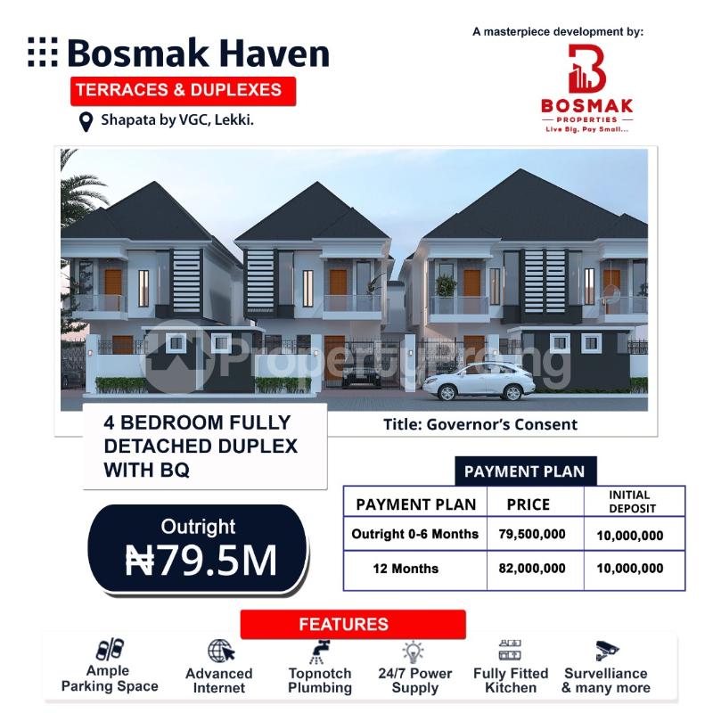 5 bedroom House for sale Vgc Lagos VGC Lekki Lagos