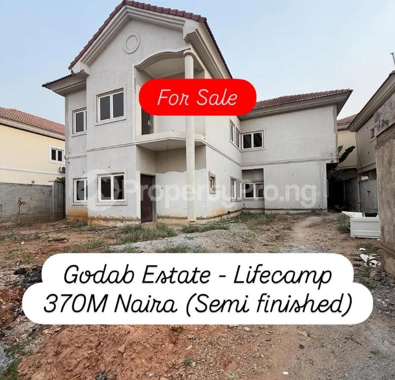 4 bedroom House for sale Godab Estate Life Camp Abuja