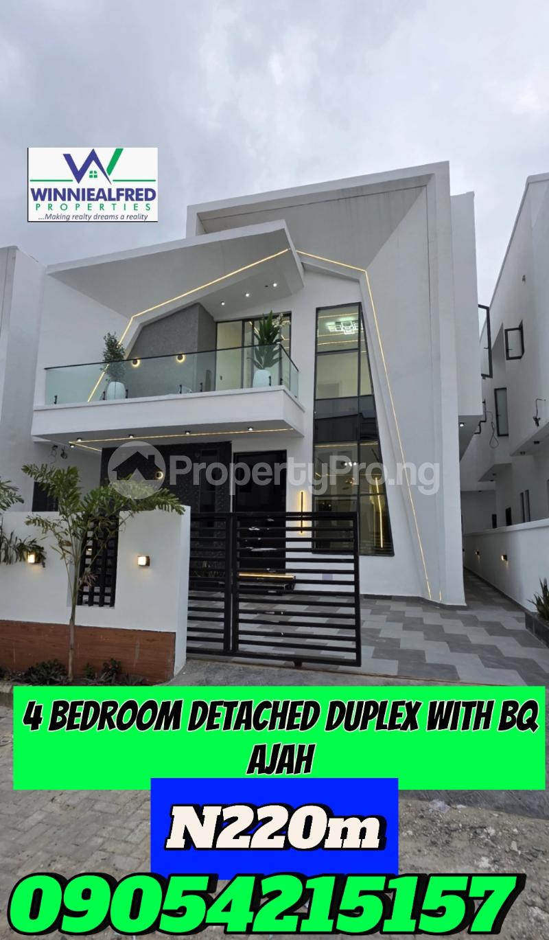 4 bedroom House for sale Ado Road Ajah Lagos