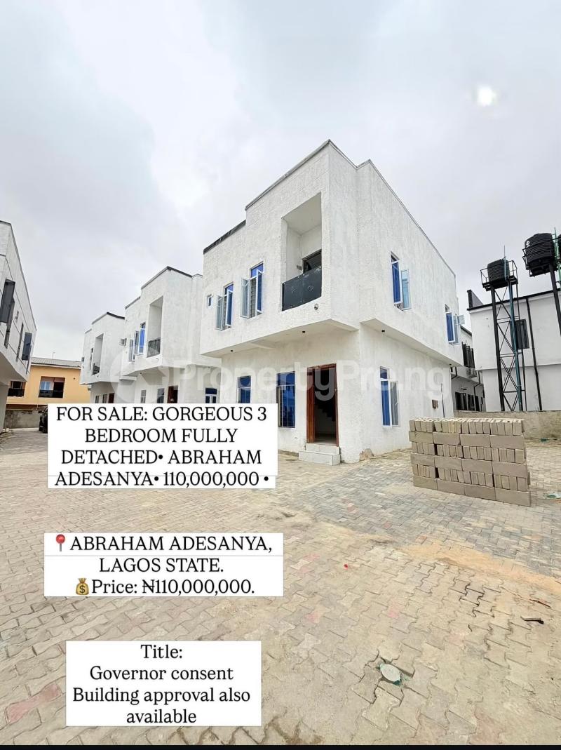 4 bedroom House for sale Lekki Abraham adesanya estate Ajah Lagos