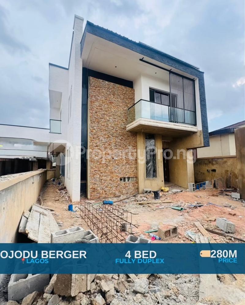 4 bedroom House for sale Ojodu Berger Lagos Berger Ojodu Lagos
